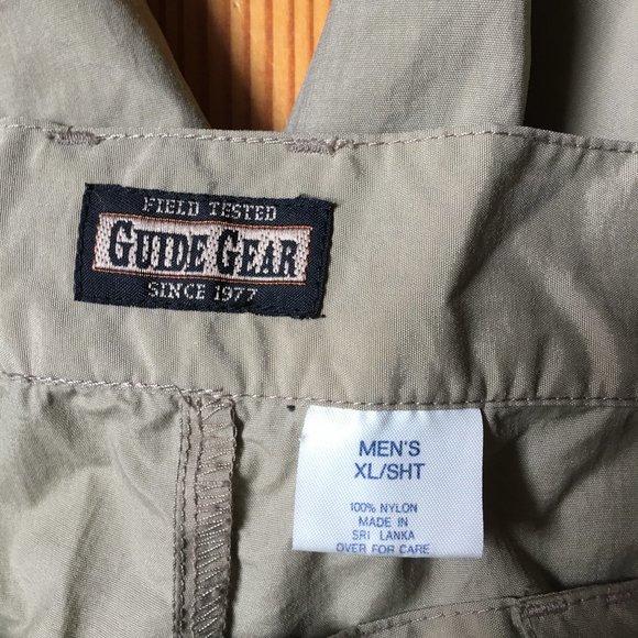 GUIDE GEAR Convertible Zip Off Cargo Pants XL/SHT - Picture 4 of 5